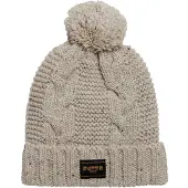 Superdry Cable Beanie Beige Mies