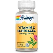 Solaray C-vitamiini 500 Mg + 300 Mg Punahattu 60 Yksiköt