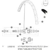 Mavic Xa Elite Tubeless Vanteet