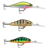 Rapala Shadow Rap Jack Deep Slow Rising 10G 7cm (Color: Olive Green)