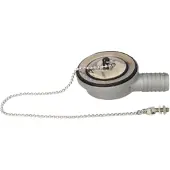 PLASTIMO Plastic Elbow Drain Hopeinen 20-25 mm