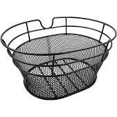 Mvtek Front Oval Basket Musta