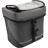 Mvtek Handlebar Bag With Map Holder Harmaa