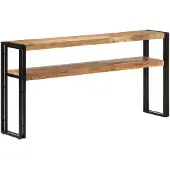 vidaXL Konsolipöytä 150x30x75 cm täysi akaasiapuu