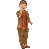 Atosa Indian Baby Child Custom Oranssi 6-12 Months