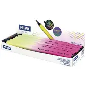 Milan Display Box 12 Multicoloured Maxi Round Pencils Sunset Series Monivärinen