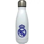 Real Madrid 550ml Stainless Steel Bottle Valkoinen