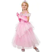 Aucune - Deluxe Dress - Pink Princess (128 cm)