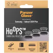 PanzerGlass Samsung Galaxy S24+ Hoops kameran linssin suojus - Musta