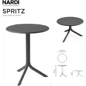 Nardi Spritz pöytä Anthracite