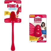 Kong Classic S (7 cm) + -puhdistusharja koiranlelu