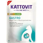 Kattovit 30x85g Gastro Paté kalkkuna kissan märkäruoka