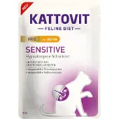 Kattovit 30x85g Sensitive Paté kana kissan märkäruoka