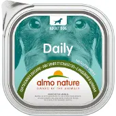 Almo Nature säästöpakkaus: 18x300g Daily kalkkuna & kesäkurpitsa koiran märkäruoka