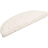 vidaXL Porrasmatot 15 kpl 56x17x3 cm valkoinen