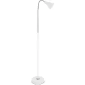 Sessak Kian lattiavalaisin E27 130cm valkoinen/satiini