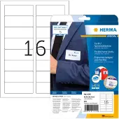 Herma 4515, Valkoinen, Pyöristetty suorakulmio, Laser, 16 kpl, 20 arkkia, 88,9 mm