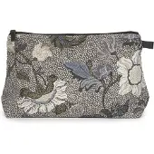 Ceannis Cosmetic Small Khaki Flower Linen Big