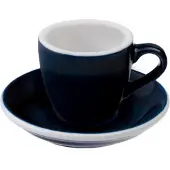 Loveramics Espresso kuppi ja lautanen Egg Denim, 80 ml