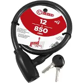 Blocco Cable Lock Musta 15 x 1200 mm