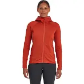 Montane F Protium Hoodie, fleecepaita, naiset, punainen