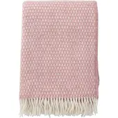 Klippan Yllefabrik Knut huopa 130x200 Cm Pinkki - Huovat & Peitteet Villa Vaaleanpunainen - 209208