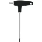 VAR P-handled Hex Tool Musta 6 mm