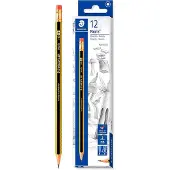 Staedtler Noris, HB, Musta, Keltainen, PEFC, 2 mm, 12 kpl, Saksa (122-HB)