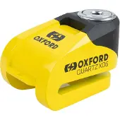 Oxford Quartz XD6 levylukko - Ø6mm keltainen/musta