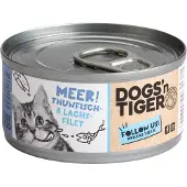 Dogs'n Tiger 24x70g Cat Filet tonnikala- & lohifileetä kissalle