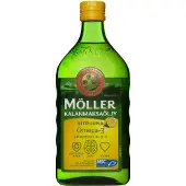 Möller kalanmaksaöljy sitruuna, 500 ml