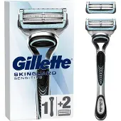 Gillette SkinGuard Sensitive Men’s Razor 1 Handle 2 Blade Refills