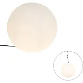 QAZQA Moderni ulkovalaisin valkoinen 45 cm IP65 - Nura