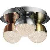 Schuller Valencia Led Sphere, himmennettävä, Kromi/hopea, Olohuone/ruokailutila, Metalli, Moderni,