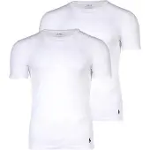 Ralph Lauren for man. 714835960002 Pack of two white Classic T-shirts (L), Casual, Homewear, Cotton, Short sleeve