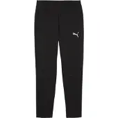 Puma Collegehousut Teamfinal Casuals - Musta/hopea, koko Medium