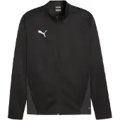 Puma Toiminnallinen paita 'TeamGoal' musta / valkoinen