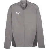 Puma Treenitakki 'Team Goal' tummanharmaa / valkoinen
