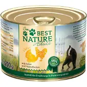 Best Nature 12x200g Cat Adult siipikarja & maksa kissan märkäruoka