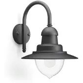 Philips myGarden Raindrop ulkoseinävalaisin 60W E27 (ei sisällä lamppua), Seinävalaistus ulkotiloihin, Musta, Alumiini, Synteettinen, IP44, Puutarh...