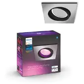 Philips Hue Centura upotettava neliskulm. spottivalo 4,2W GU10 (alum.)