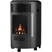 Qlima Kaasulämmitin Redflame - Varustettu Termostaatilla