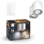Philips Hue Pillar spottivalo 2x5W (valkoinen)