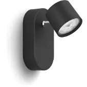 Philips STAR -kohdevalaisin, musta, 1 x 4,5 W, 2700K