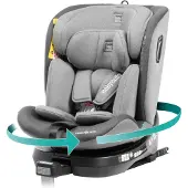 Babyauto Lastenistuimen Babyauto Anthracite - ECE R129 Hyväksytty Lapsille 0-36 kg