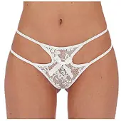 Passion Rosca - Stringit, valkoinen, eroottiset, laadukkaat, joustavat, minimalistiset, kauniit