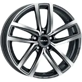 Mak Alumiinivanne 18 tuumaa Dresden 5x112 8J ET30, Farbe Gunmettal
