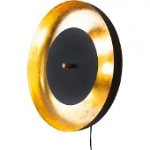 By Rydens Shelby Væglampe, Sort/Guld - Black - Ø50X17.5CM