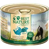 Best Nature 12x200g Cat Adult siipikarja & kani kissan märkäruoka