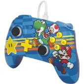 PowerA Enhanced Wired Controller Mushroom Kingdom Friends peliohjain